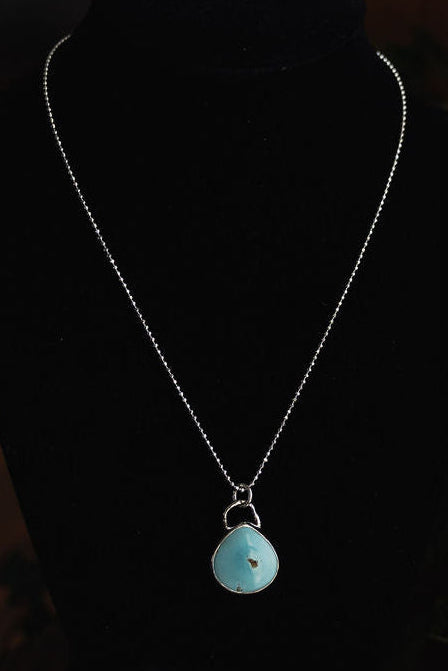 Rustic Robin’s Egg Royston Necklace - SOLD OUT