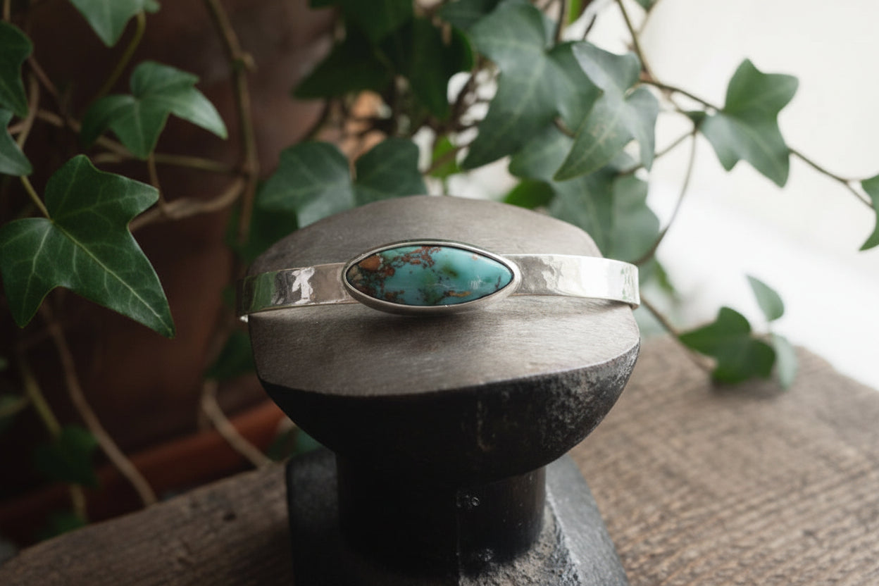 Sonoran Marquise Hammered Cuff - SOLD OUT