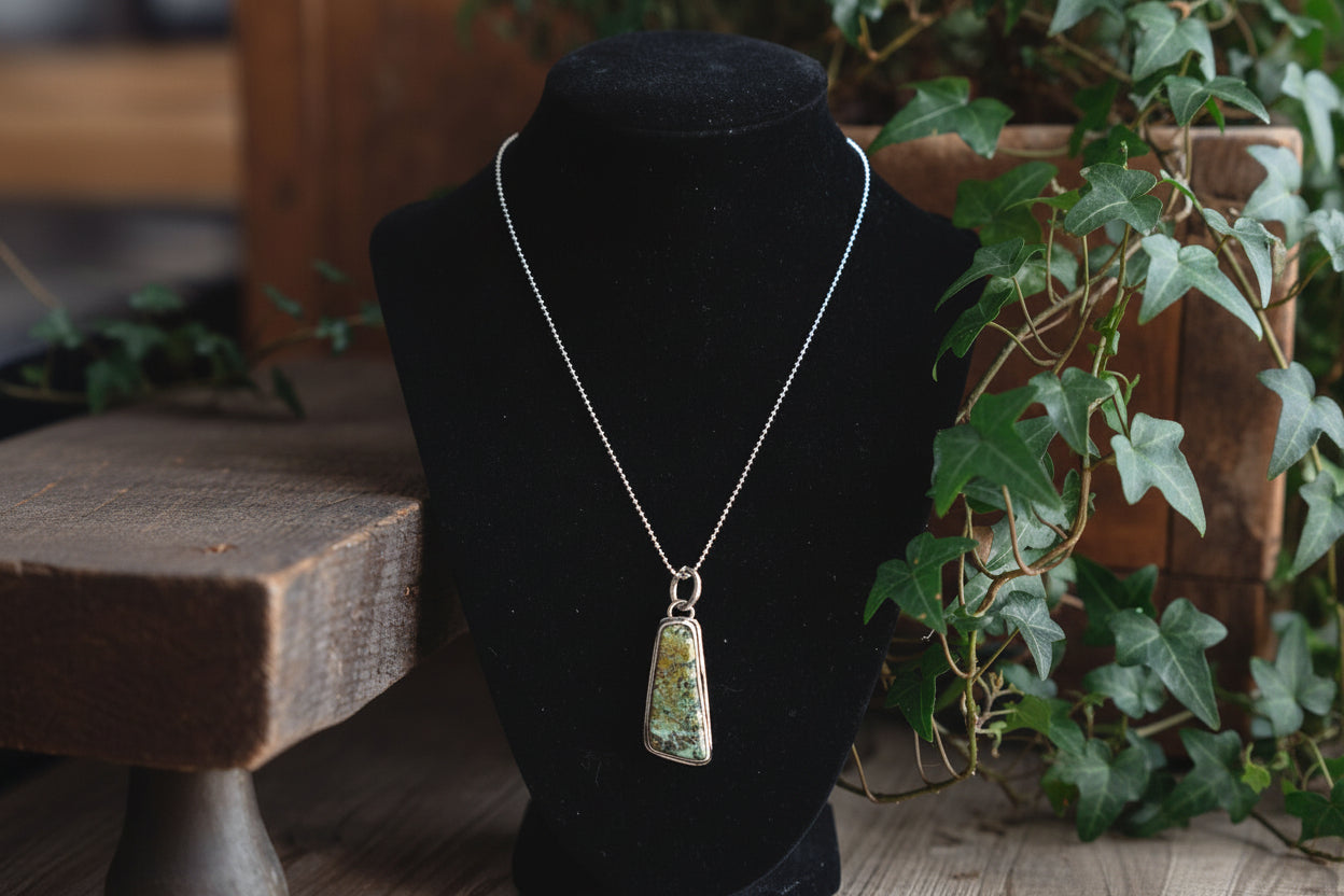 Rustic Green Hubei Pendant - SOLD OUT