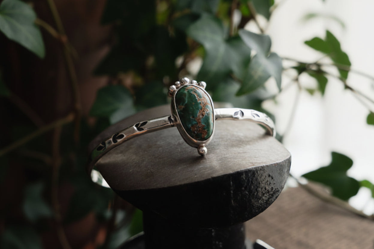 Sonoran Rustic Leaves Cuff - SOLD OUT